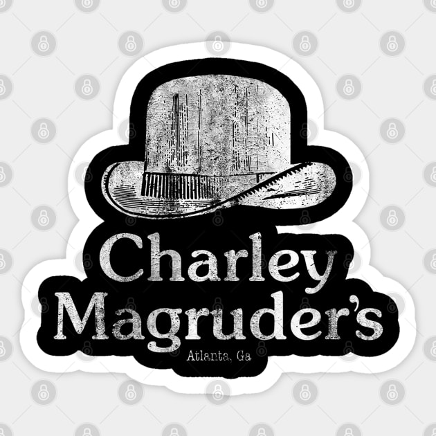 Charley Magruder's Atlanta Bar - Night Spot for Events by WKLS 96 Rock Sticker by RetroZest